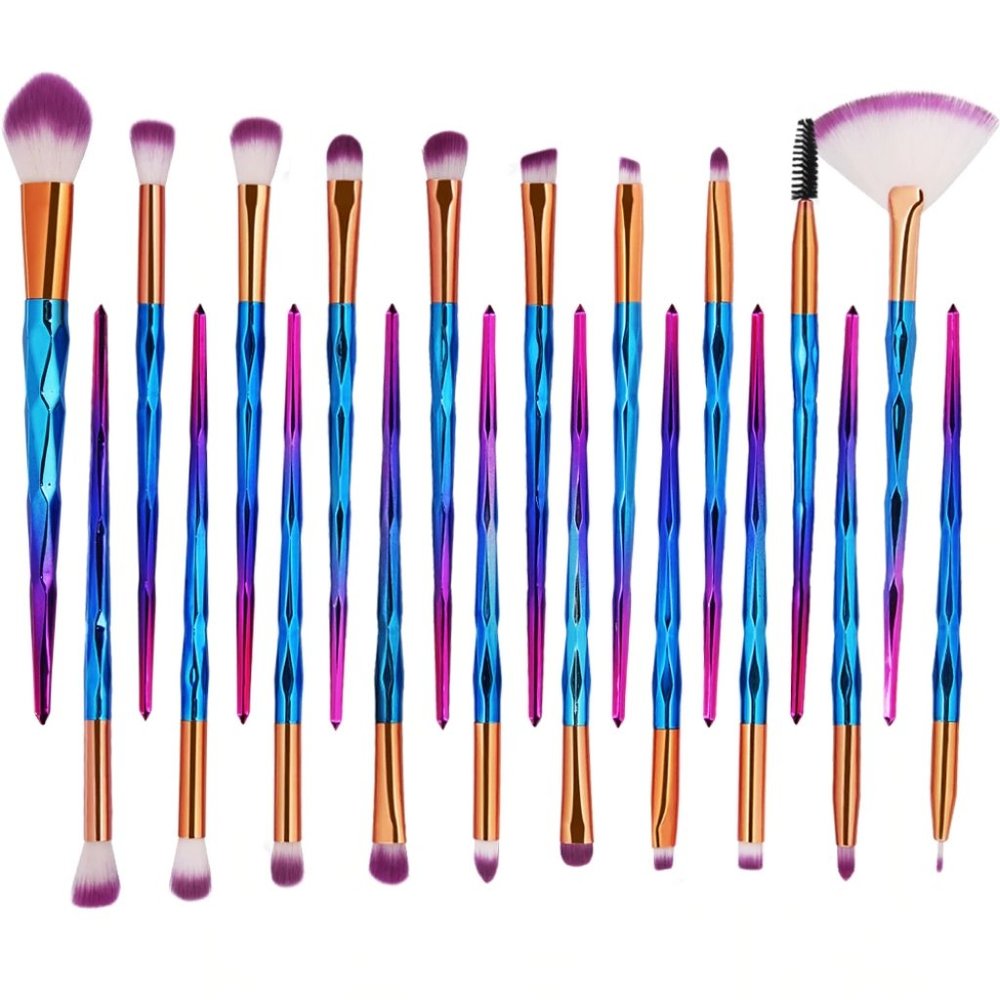 NEW 20pc Unicorn Makeup Brush Set - Picture 3 of 3